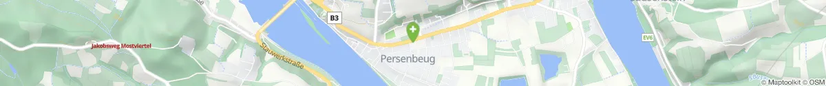 Kartendarstellung des Standorts für Lindenapotheke in 3680 Persenbeug